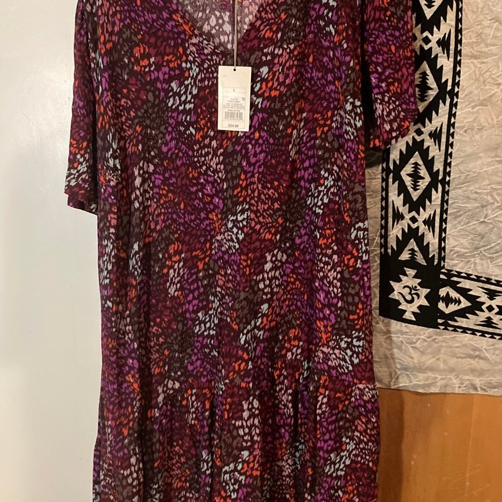 a new day, multi colored, Size: L